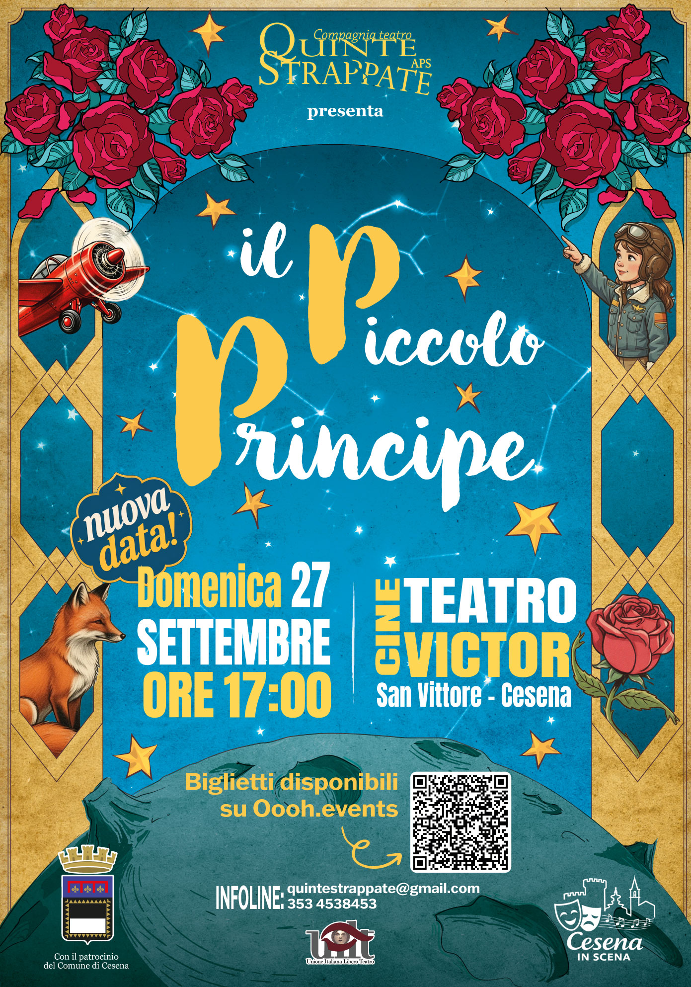 Il Piccolo Principe, 27 settembre - Cine-Teatro Victor (Cesena)